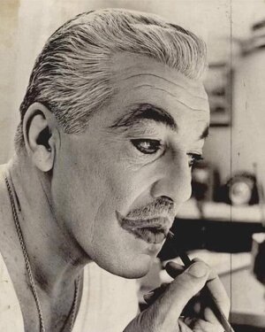 Behind the scenes of Cesar Romero (1907-1994) as the Joker for Batman.jpg