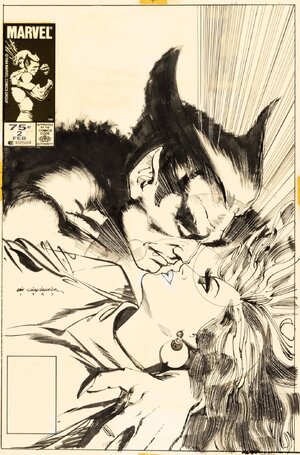 Beauty and the Beast B and W comic cover art .jpg