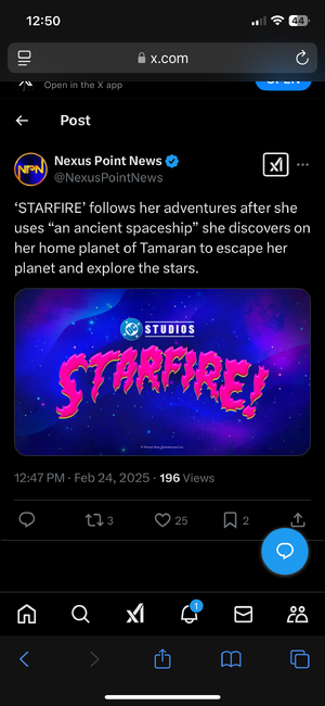 DC Animation - Starfire Animated Series | The SuperHeroHype Forums