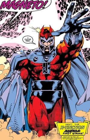 I am Magneto Jim Lee splash colour page.jpg
